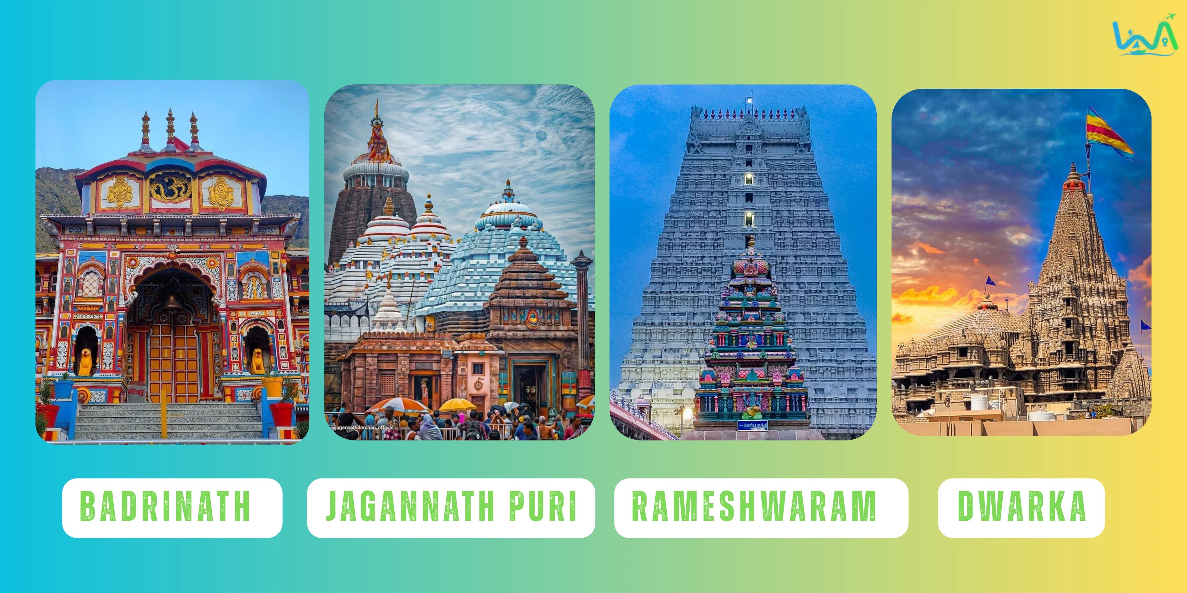 Char Dham Yatra Guide 2026: Badrinath, Dwarka, Jagannath & Rameswaram